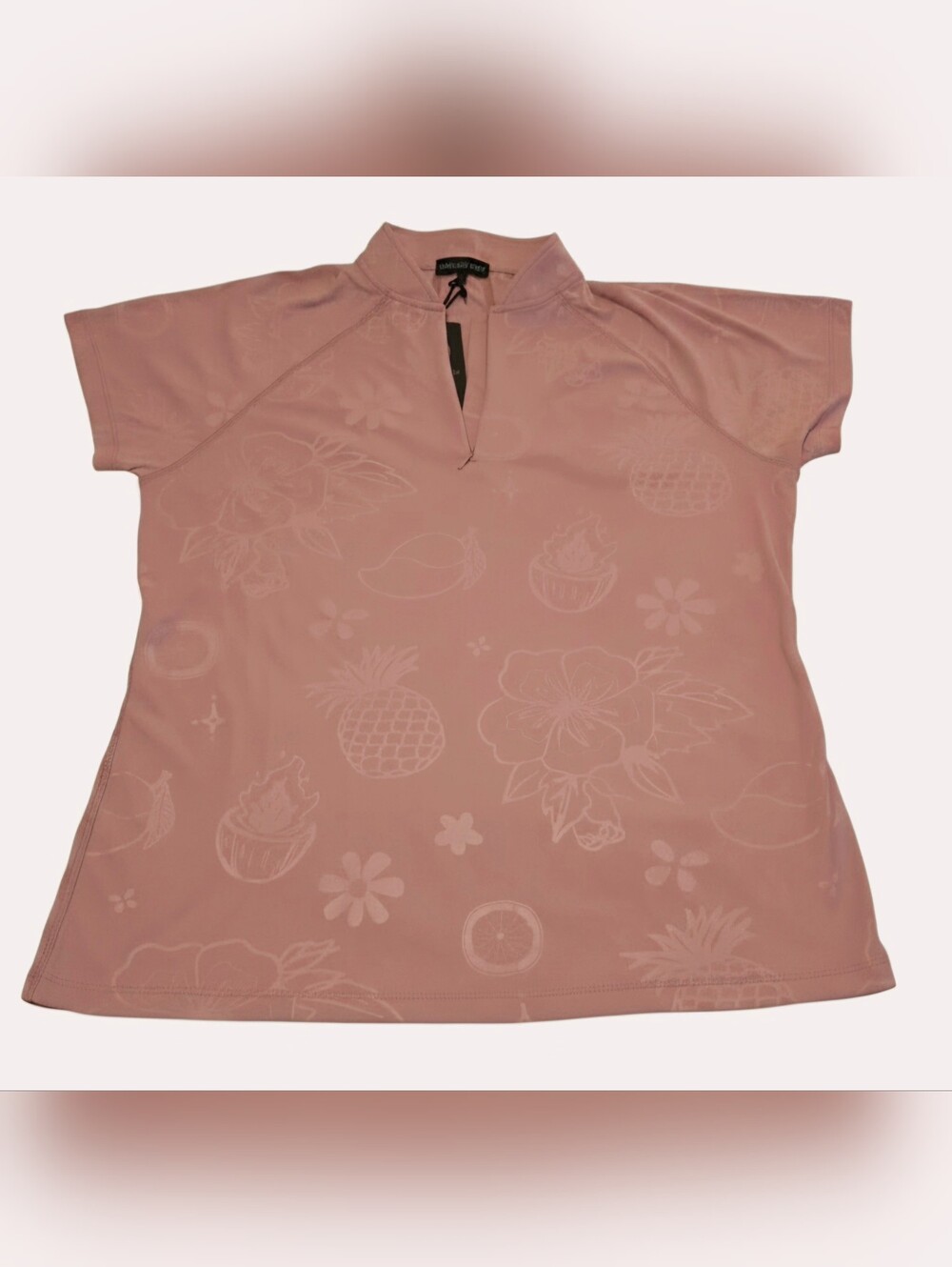 Swannies Golf Women’s Kristen Polo – Plumeria Print (XXL)